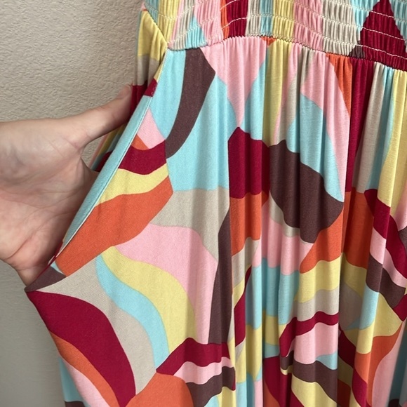 Torrid Super Soft Knit Off-Shoulder Dress | Tropical Boho Vibes | Size 1X - Picture 6 of 8